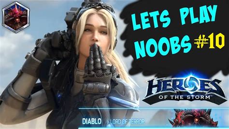 Heroes Of The Storm Lets Play Noobs 10 Diablo Youtube