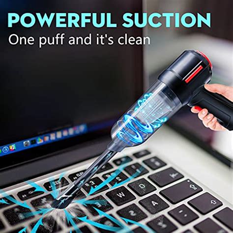Compressed Air Duster Mini Vacuum Keyboard Cleaner In New