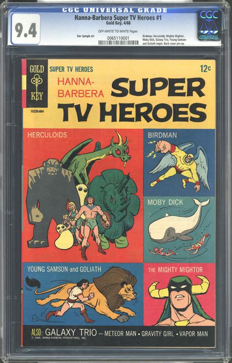 Hanna Barbera Super Tv Heroes 1 Cgc