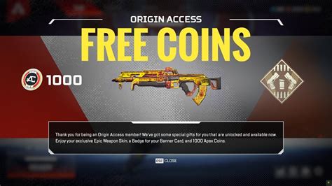 How To Get Free 1000 Apex Coins In Apex Legends Youtube