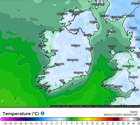 Fresh Met Eireann Snow And Ice Warning For Four Counties After 7c Freeze As Expert Issues