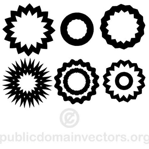 Vector Pack Of Geometric Shapes Public Domain Vectors