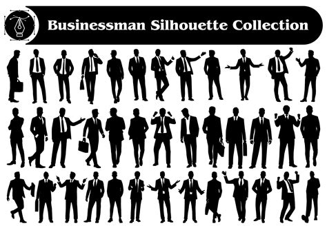 Businessman Or Employee Silhouettes Graphic By Adopik · Creative Fabrica