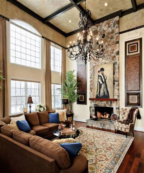 20 Living Room Ideas With With High Ceilings Housely