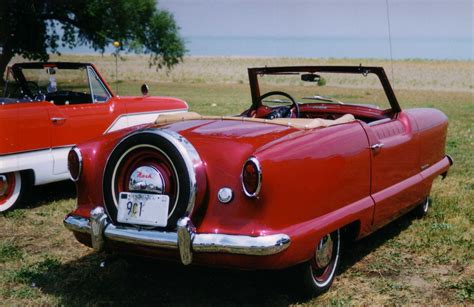 1953 Nash Metropolitan Convertible Red By Lake Myn Transport Blog