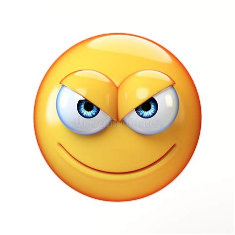 Angry Emoji Isolated On White Background Mad Emoticon 3d Rendering