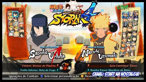 Naruto Shippuden Ultimate Ninja Storm 4 Lista De Todos Os Personagens