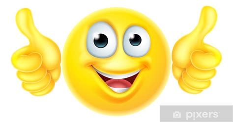 Sticker Duimen Omhoog Emoticon Emoji PIXERS BE