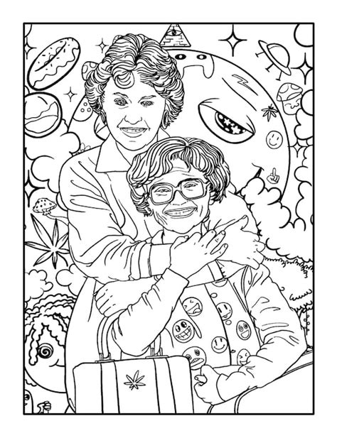 Golden Girls Coloring Pages