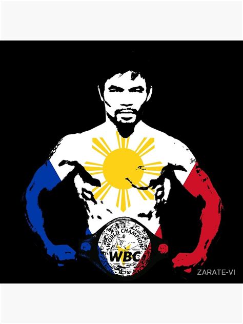 Manny Pacquiao Poster For Sale By Zarate Vi Redbubble
