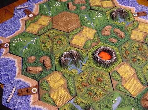 Pin On Custom Settlers Of Catan Gameboards