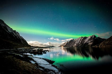 Sociolatte A Night In Norways Lofoten Islands Image