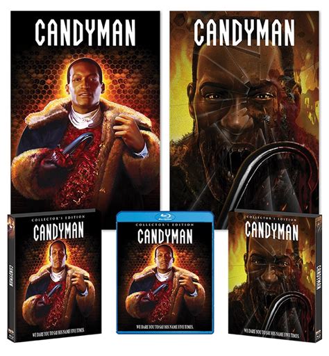 The candyman, a murderous soul with a hook for a hand, is accidentally summoned to reality by a skeptic grad student researching the monster's myth. Clive Barker's CANDYMAN 2-Disc Blu-ray Loaded with New Special Features - Dread Central