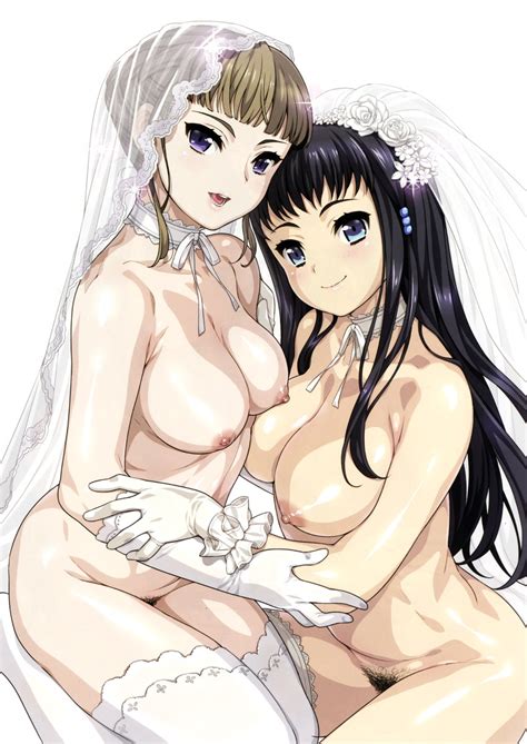 A Barely Covered Lesbian Couple Bridal Hentai Hentai