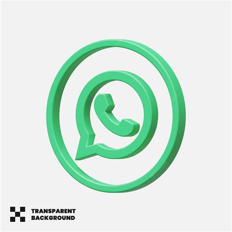 Premium Psd Whatsapp Social Media Icon In 3d Render