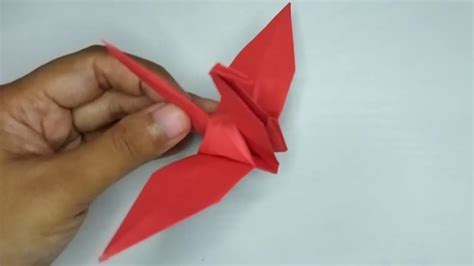 How To Make An Easy Origami Bird Diy Paper Bird Tutorial Youtube