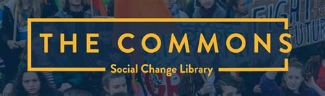 The Commons Social Change Library Weltverbessern Lernen