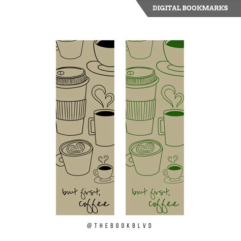 Download Coffee Bookmarks They Make Great Ts For Your Coffee Loving