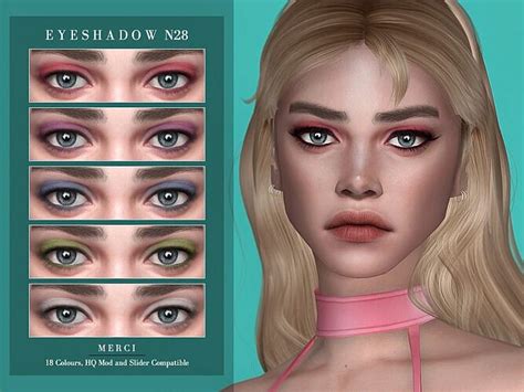 Eyeshadow N28 By Merci At Tsr Sims 4 Updates