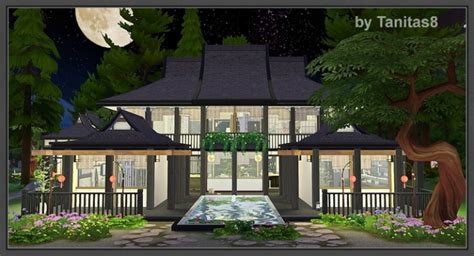 Asian House At Tanitas8 Sims Sims 4 Updates