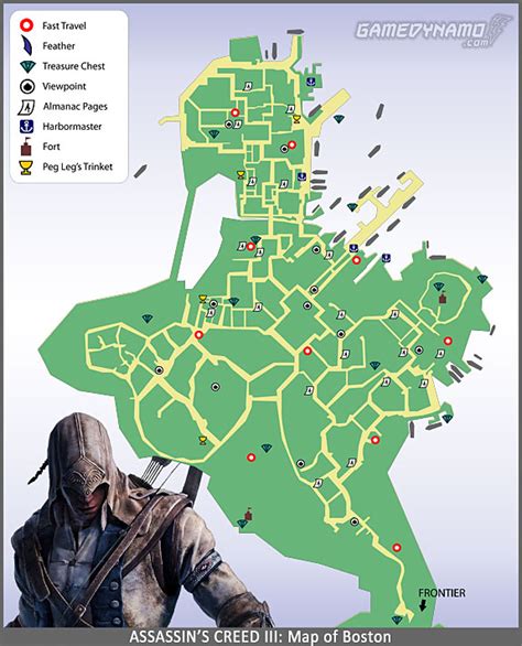 Assassins Creed Iii Maps Feathers Viewpoints Fast Travel Almanac