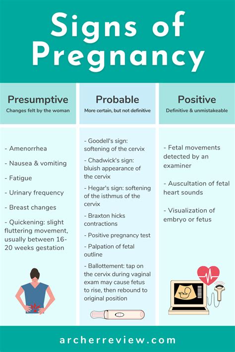 Nclex Tip Signs Of Pregnancy Nurse Study Notes Nursing School