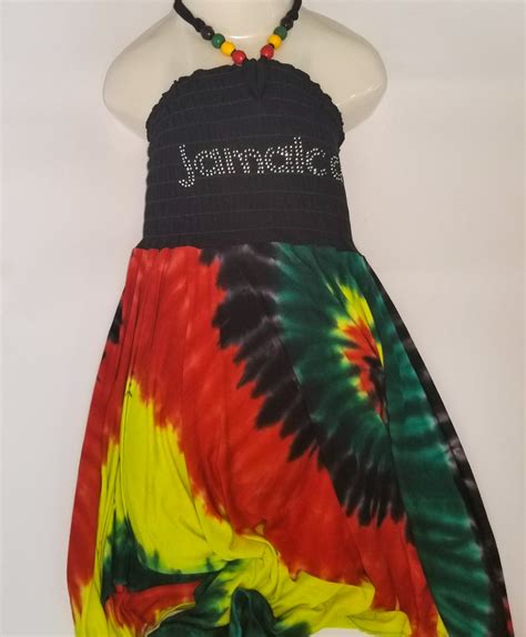 glittered jamaica tie dye swirl infant dress 876 worldwide