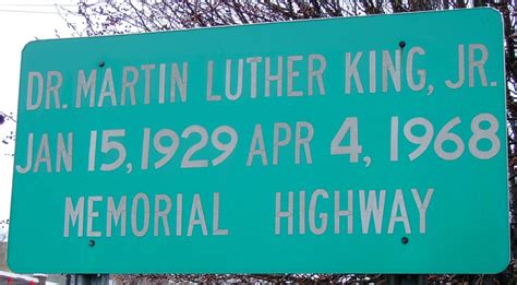 Dr Martin Luther King Jr Memorial Highway Sign Marion Flickr
