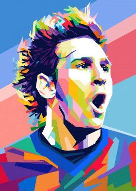 Lionel Messi Wpap Art Pop Art Portraits Soccer Drawing
