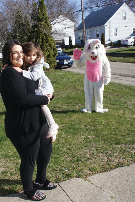 Hop To It Easter Bunny Makes Special Visits To Local Children