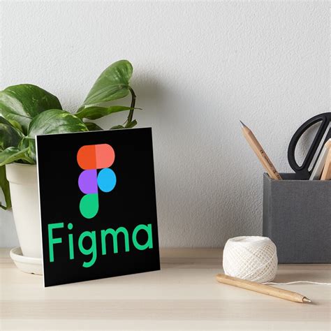 Figma Logo Art Board Print By Rerariru Redbubble