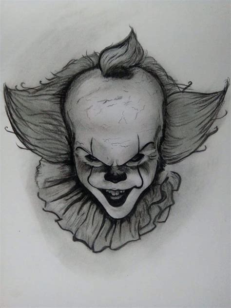 1 killer clowns still exist?! Portrait of a Pennywise the Killer Clown 🔪 |Learn to draw ...