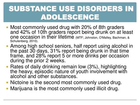 Ppt Substance Use Disorders In Adolescence Powerpoint Presentation Free Download Id1789148