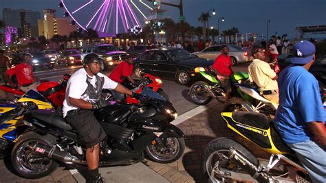 2 Biker Rallies One White One Black — One Badass The Other Just
