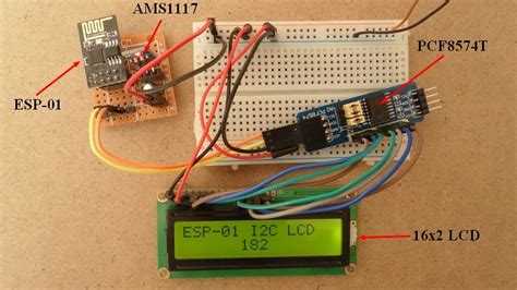 Interfacing Esp8266 Esp 01 Module With I2c Lcd Simple Projects Hot
