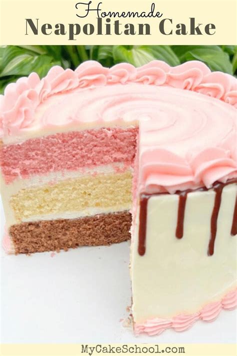 Neapolitan Cake My Cake School