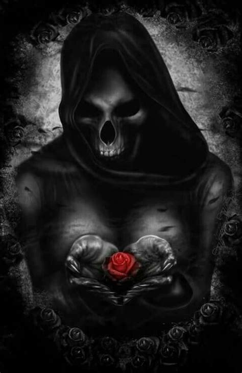 Pin By My Info On Skulls And Stuff Grim Reaper Art Dark Fantasy Art