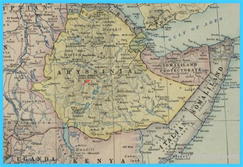 Map Of Addis Ababa Travelsmapscom