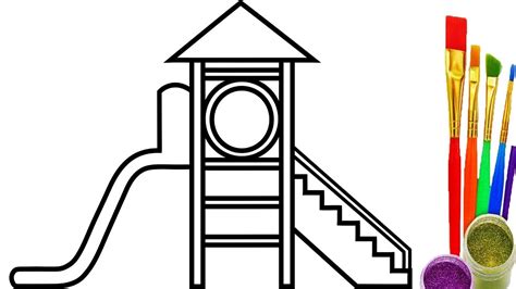 Playground Slide Drawing At Getdrawings Free Download