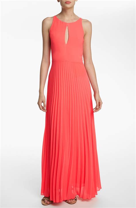 Like Mynded Pleated Maxi Dress Nordstrom