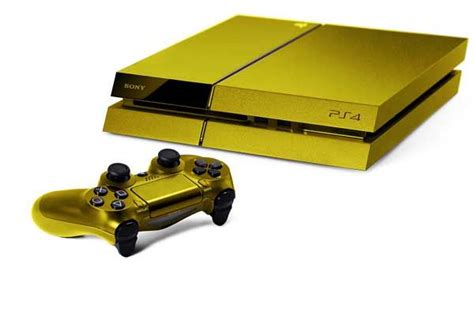 Gold Ps4 Custom Consoles Ps4 Ps4 Console