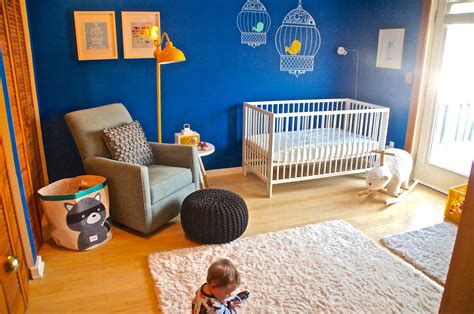 Nursery Blues With A Touch Of Yellow And Gray Project Nursery