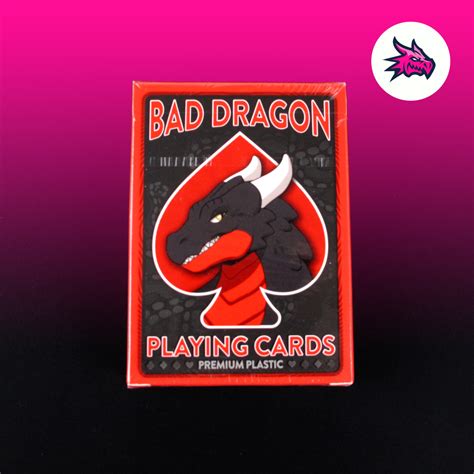 Gorgeous Bad Dragon Deck Of 54 Plastic Pvc Playing Cards