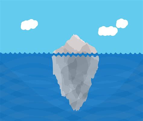 Download Free Illustrations Of Iceberg Underwater Ice Berg Concept