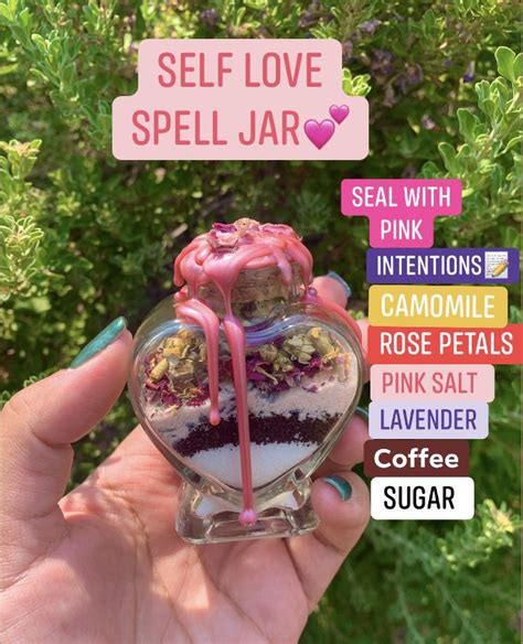 Manifesting Self Love Spell Jar