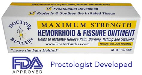 doctor butler s hemorrhoid and fissure ointment official site