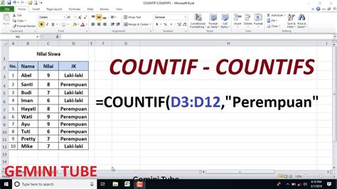 Rumus Menghitung Jumlah Data Di Excel Dengan Mudah Menggunakan Sumif