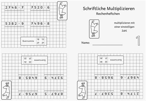 100x100 time tables grid is the matrix based reference sheet is available in printable and downloadable (pdf) format. Lernstübchen: Rechenheftchen schriftliche Multiplikation (1)