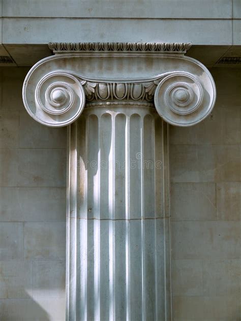 Architecture Ionic Column Capital Stock Photo Image Of Building