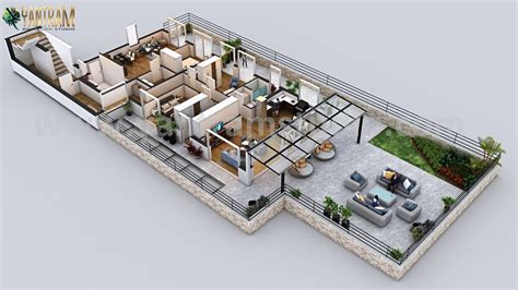 Artstation Modern Penthouse 3d Home Floor Plan Design By